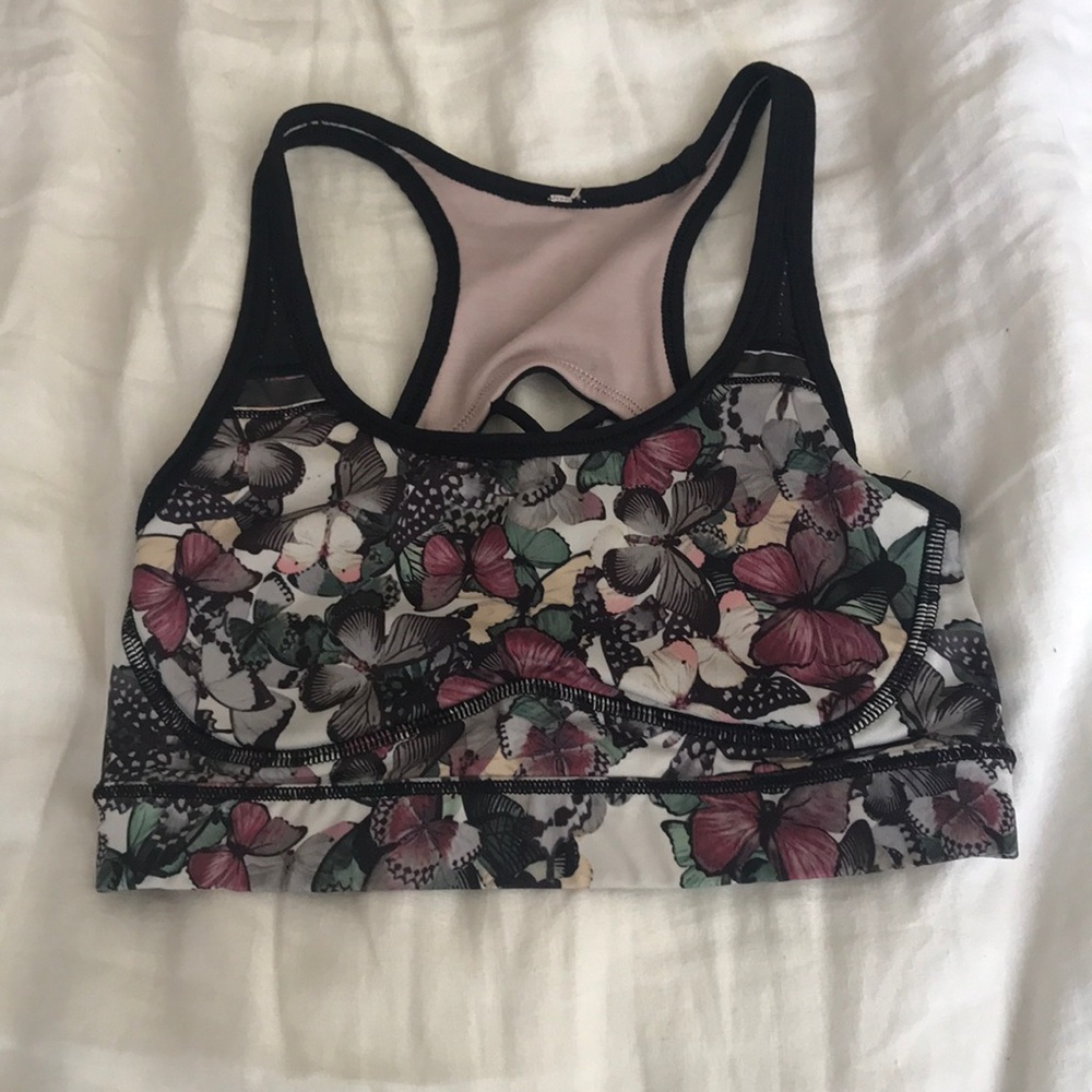 Lululemon butterfly sports bra
